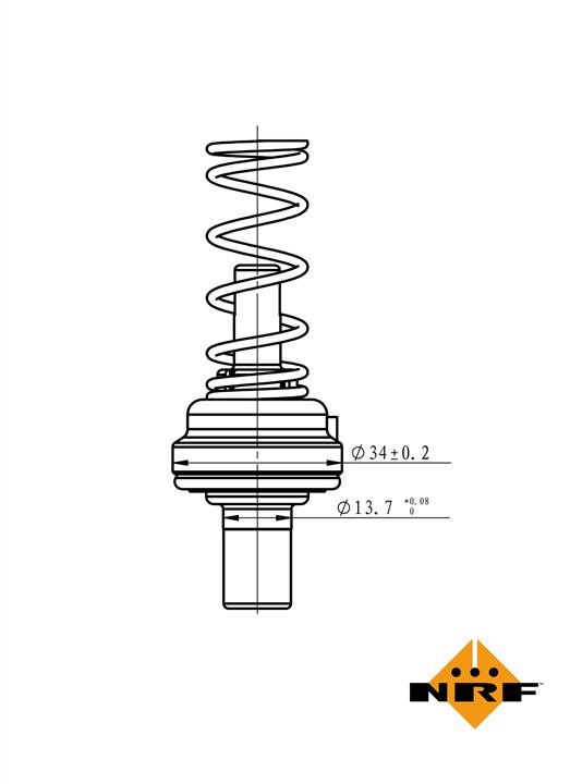NRF Coolant thermostat – price 75 PLN