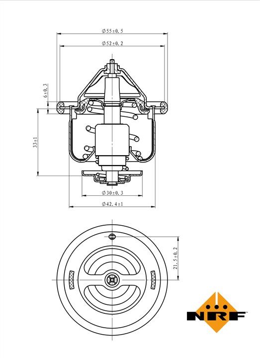 NRF Coolant thermostat – price 35 PLN
