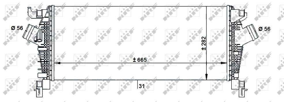 NRF Intercooler, charger – price 452 PLN