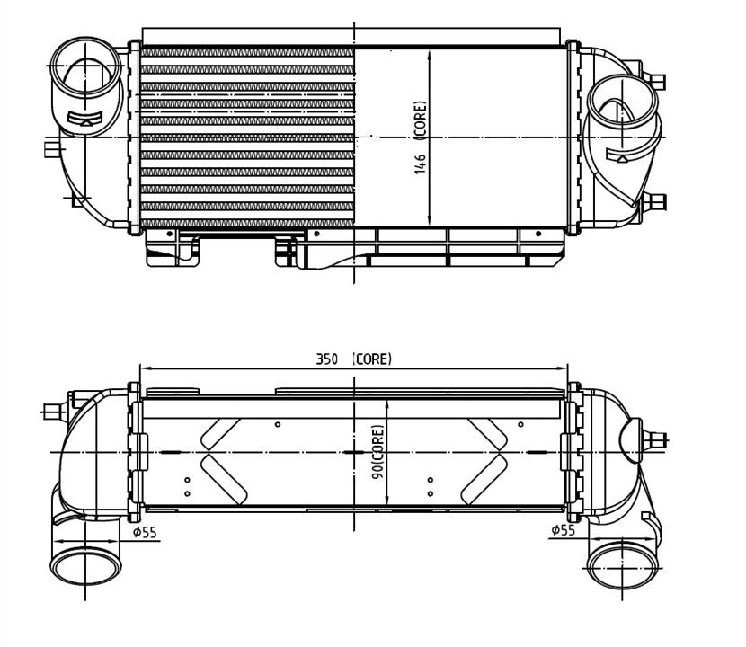 NRF Intercooler, charger – price 492 PLN