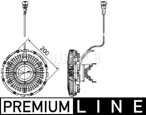Mahle/Behr Viscous coupling – price [object Object] PLN