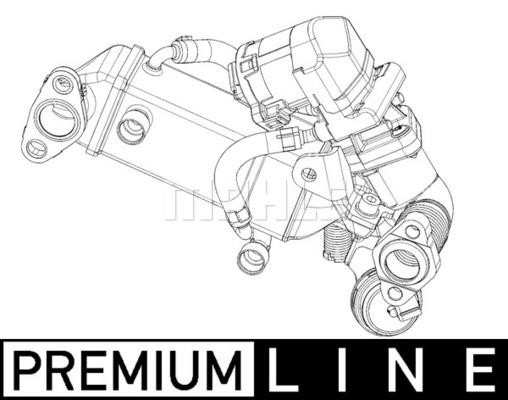 Mahle/Behr Exhaust gas cooler – price 2297 PLN
