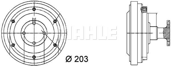Mahle/Behr Viscous coupling – price [object Object] PLN