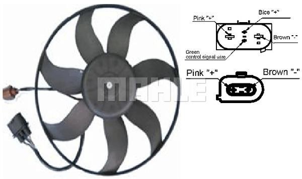 Mahle/Behr CFF 187 001S Hub, engine cooling fan wheel CFF187001S