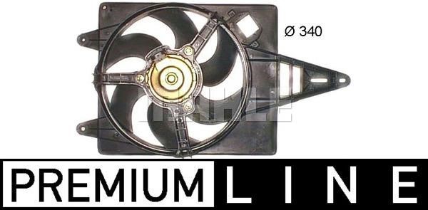 Mahle/Behr CFF 286 000P Hub, engine cooling fan wheel CFF286000P