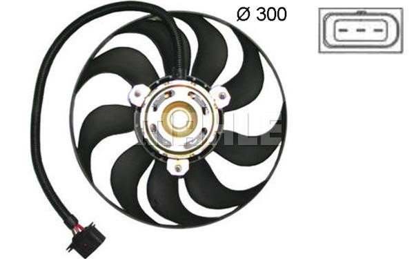 Mahle/Behr CFF 377 000S Hub, engine cooling fan wheel CFF377000S