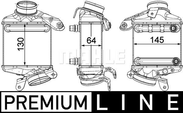 Mahle/Behr Intercooler, charger – price [object Object] PLN