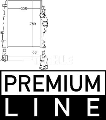 Mahle/Behr Intercooler, charger – price [object Object] PLN