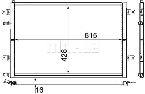 Mahle/Behr Engine cooling radiator – price 1042 PLN