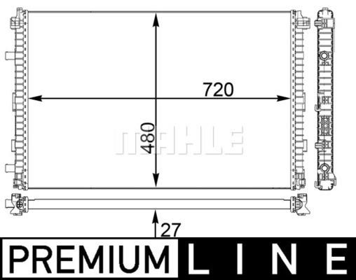 Mahle/Behr Engine cooling radiator – price [object Object] PLN