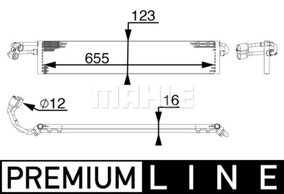 Mahle/Behr Oil cooler – price 1375 PLN