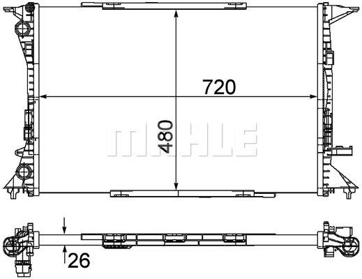 Mahle/Behr Engine cooling radiator – price [object Object] PLN