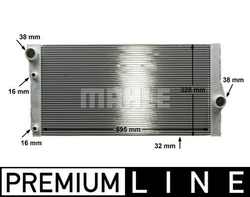 Engine cooling radiator Mahle/Behr CR 1147 000P