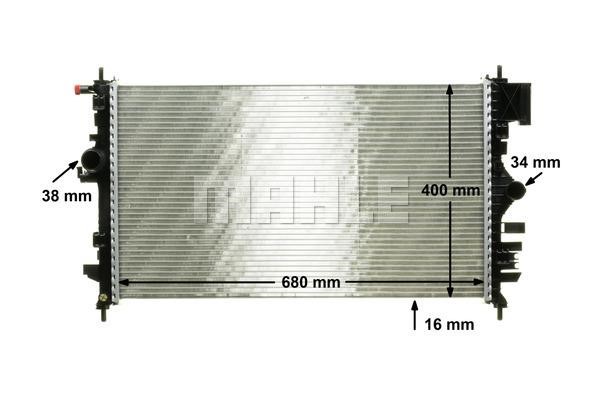 Mahle/Behr Engine cooling radiator – price 649 PLN