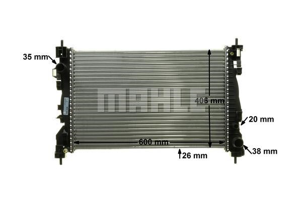 Radiator, engine cooling Mahle&#x2F;Behr CR 1179 000P
