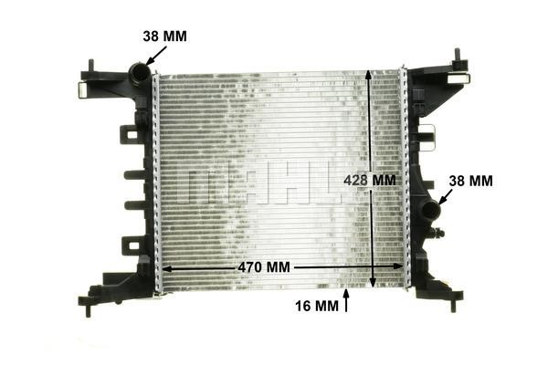 Mahle/Behr Engine cooling radiator – price [object Object] PLN