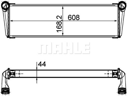 Mahle/Behr Engine cooling radiator – price 2005 PLN