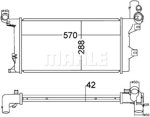 Mahle/Behr Engine cooling radiator – price [object Object] PLN