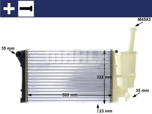 Mahle/Behr Engine cooling radiator – price [object Object] PLN