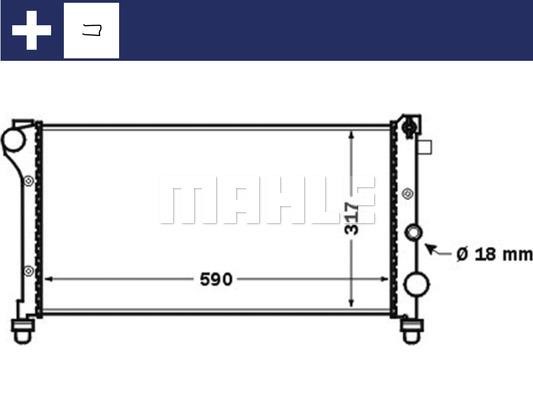 Mahle/Behr Engine cooling radiator – price [object Object] PLN