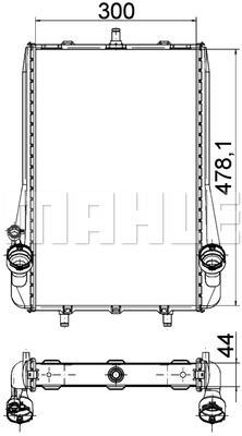 Mahle/Behr Engine cooling radiator – price 2107 PLN