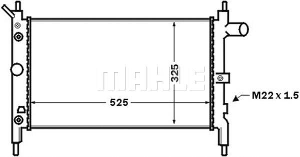 Mahle/Behr Engine cooling radiator – price [object Object] PLN