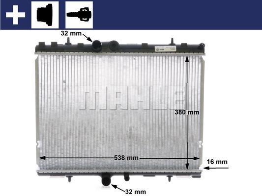 Mahle/Behr Engine cooling radiator – price [object Object] PLN
