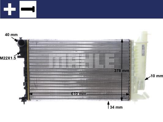 Mahle&#x2F;Behr Radiator, engine cooling – price 563 PLN