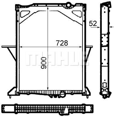 Mahle/Behr CR 1915 000P Radiator, engine cooling CR1915000P