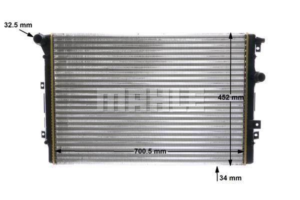 Mahle/Behr Engine cooling radiator – price 542 PLN