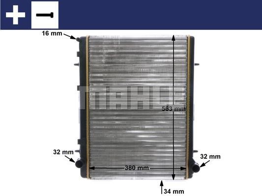 Mahle/Behr Engine cooling radiator – price [object Object] PLN