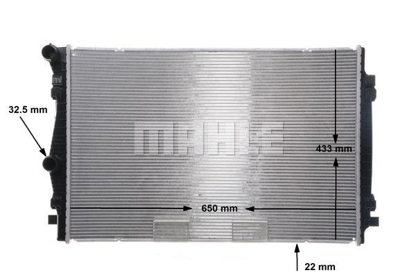 Mahle/Behr Engine cooling radiator – price 602 PLN