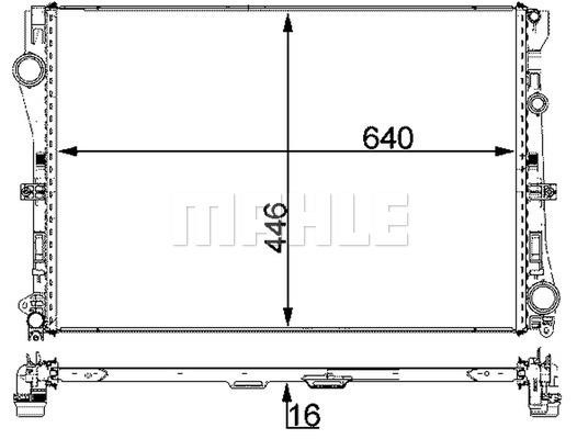 Mahle/Behr Engine cooling radiator – price [object Object] PLN
