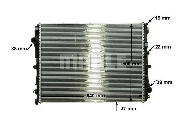 Mahle/Behr Engine cooling radiator – price [object Object] PLN