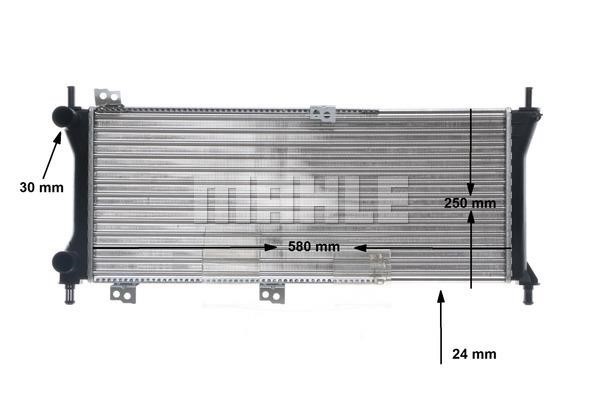 Mahle/Behr Engine cooling radiator – price [object Object] PLN