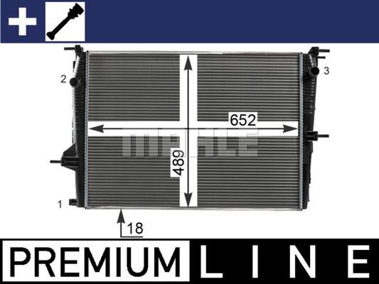 Mahle/Behr CR 23 000P Radiator, engine cooling CR23000P