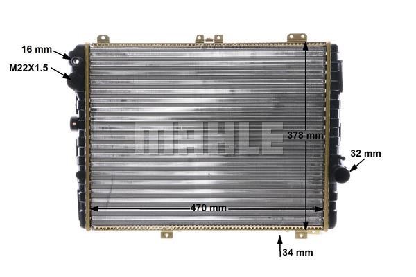 Mahle/Behr Engine cooling radiator – price [object Object] PLN