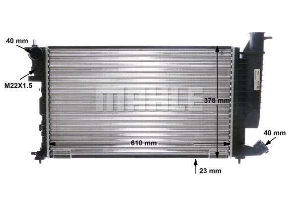 Mahle/Behr Engine cooling radiator – price [object Object] PLN