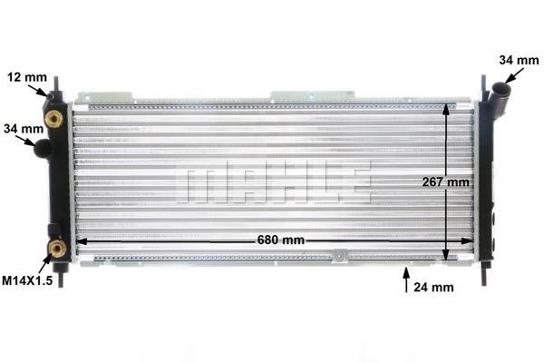 Mahle/Behr Engine cooling radiator – price [object Object] PLN