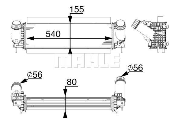Mahle/Behr Engine cooling radiator – price [object Object] PLN