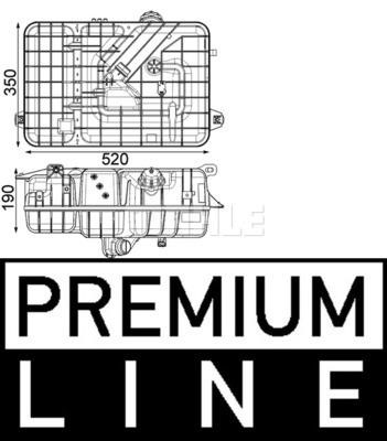 Mahle/Behr CRT 235 000P Expansion tank CRT235000P CRT235000P Mahle/Behr Expansion tank