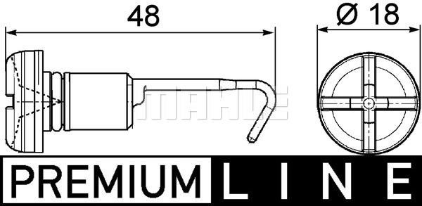 Mahle/Behr Radiator cap, drain – price [object Object] PLN