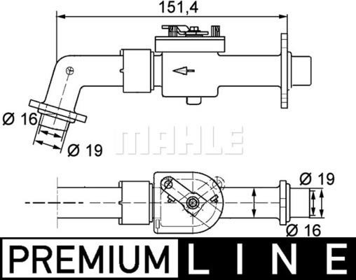 Mahle/Behr Heater control valve – price [object Object] PLN