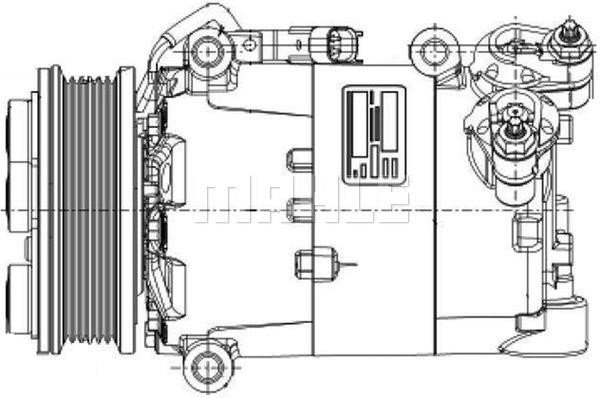 Mahle/Behr Compressor, air conditioning – price 1678 PLN