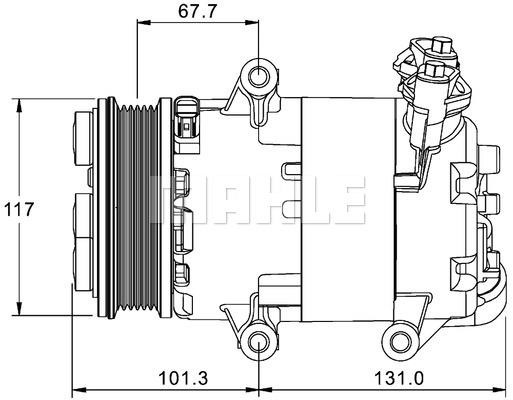 Buy Mahle/Behr ACP 1330 000P at a low price in United Arab Emirates!