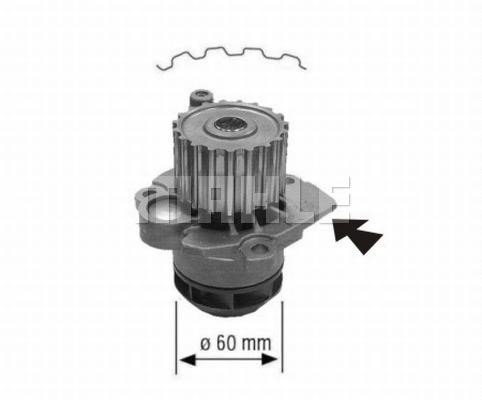 Mahle/Behr CP 121 000S Water pump CP121000S