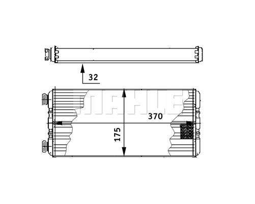 Mahle/Behr Heat exchanger, interior heating – price [object Object] PLN