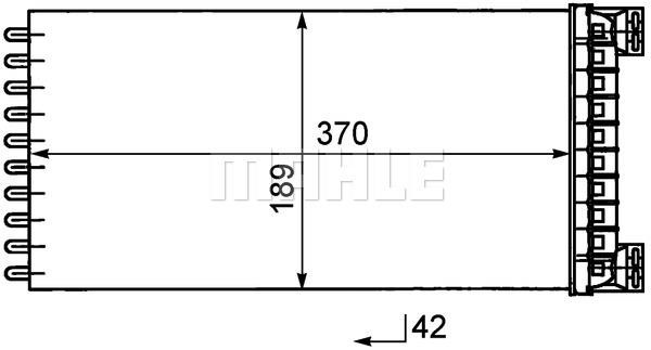 Mahle/Behr Heat exchanger, interior heating – price [object Object] PLN