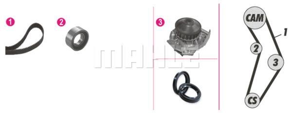 Mahle/Behr CPK 18 000P TIMING BELT KIT WITH WATER PUMP CPK18000P