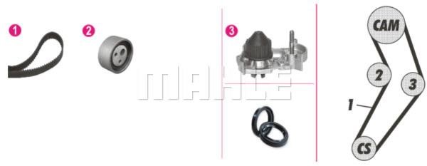 Mahle/Behr CPK 6 000P TIMING BELT KIT WITH WATER PUMP CPK6000P